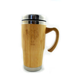 Load image into Gallery viewer, 490 mL bamboo coffee mug