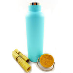 Load image into Gallery viewer, 600 mL stainless steel water bottles
